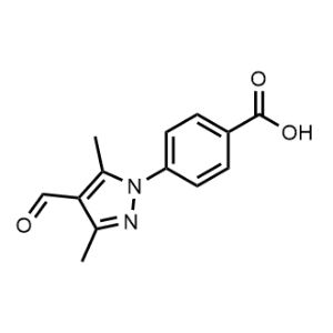 4-(4-Formyl-3,5-dimethyl-1H-pyrazol-1-yl)benzoic acid|CS-0444895
