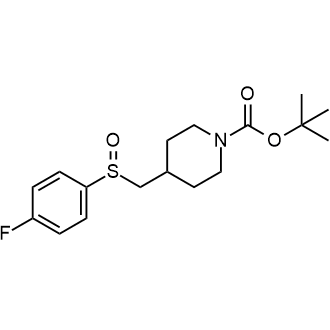 Tert-butyl 4-(((4-fluorophenyl)sulfinyl)methyl)piperidine-1-carboxylate|CS-0445193