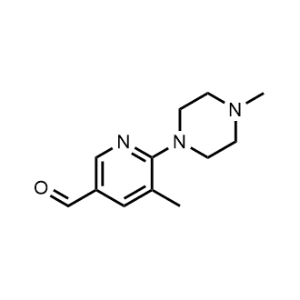 5-Methyl-6-(4-methylpiperazin-1-yl)nicotinaldehyde|CS-0445332
