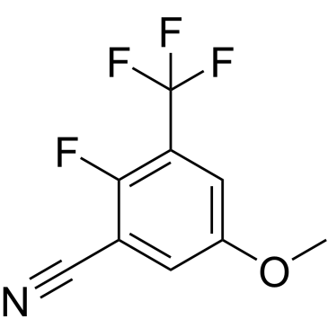 2-Fluoro-5-methoxy-3-(trifluoromethyl)benzonitrile|CS-0445645