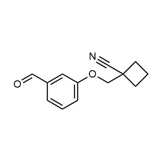 1-((3-Formylphenoxy)methyl)cyclobutane-1-carbonitrile|CS-0445651