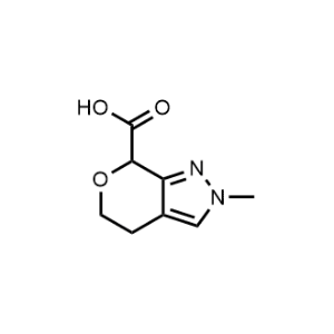 2-Methyl-2,4,5,7-tetrahydropyrano[3,4-c]pyrazole-7-carboxylic acid|CS-0445668