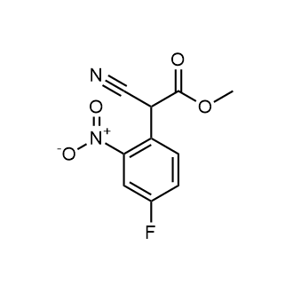 Methyl 2-cyano-2-(4-fluoro-2-nitrophenyl)acetate|CS-0445801
