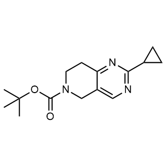 Tert-butyl 2-cyclopropyl-7,8-dihydropyrido[4,3-d]pyrimidine-6(5H)-carboxylate|CS-0445948