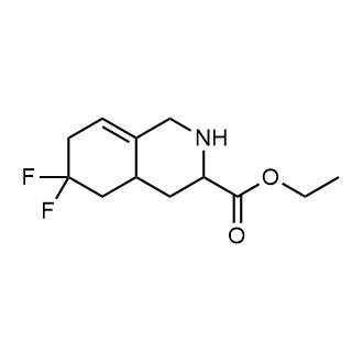 Ethyl 6,6-difluoro-1,2,3,4,4a,5,6,7-octahydroisoquinoline-3-carboxylate|CS-0446033