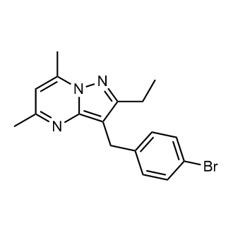 3-(4-Bromobenzyl)-2-ethyl-5,7-dimethylpyrazolo[1,5-a]pyrimidine|CS-0446062