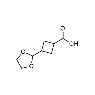 3-(1,3-Dioxolan-2-yl)cyclobutane-1-carboxylic acid|CS-0446139