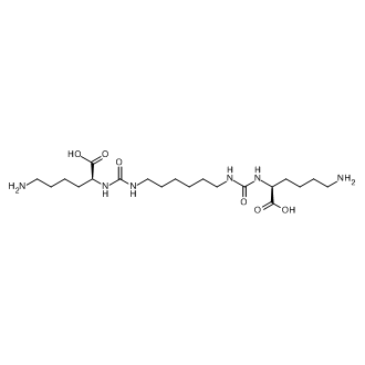 ((6-(3-((S)-5-amino-1-carboxypentyl)ureido)hexyl)carbamoyl)-L-lysine