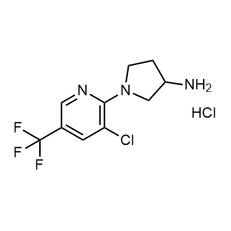 1-(3-Chloro-5-(trifluoromethyl)pyridin-2-yl)pyrrolidin-3-amine hydrochloride|CS-0446326