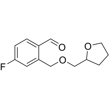 4-Fluoro-2-(((tetrahydrofuran-2-yl)methoxy)methyl)benzaldehyde|CS-0446541