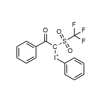 1-Phenyl-2-(phenyl-lambda3-iodanylidene)-2-((trifluoromethyl)sulfonyl)ethan-1-one|CS-0446689