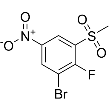 1-Bromo-2-fluoro-3-(methylsulfonyl)-5-nitrobenzene|CS-0446769