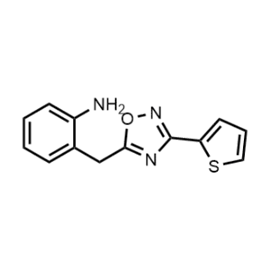 2-((3-(Thiophen-2-yl)-1,2,4-oxadiazol-5-yl)methyl)aniline|CS-0446925
