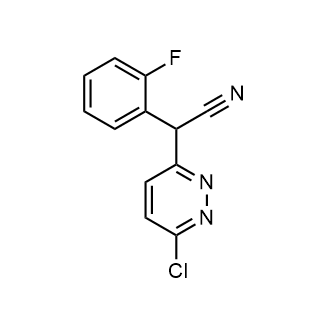 2-(6-Chloropyridazin-3-yl)-2-(2-fluorophenyl)acetonitrile|CS-0447367
