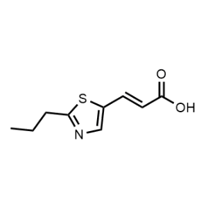 (E)-3-(2-propylthiazol-5-yl)acrylic acid|CS-0447428