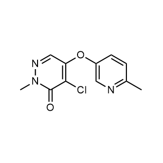4-Chloro-2-methyl-5-((6-methylpyridin-3-yl)oxy)pyridazin-3(2H)-one|CS-0447653
