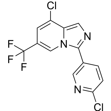 8-Chloro-3-(6-chloropyridin-3-yl)-6-(trifluoromethyl)imidazo[1,5-a]pyridine|CS-0447668