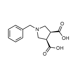 (3R,4S)-1-benzylpyrrolidine-3,4-dicarboxylic acid|CS-0447734