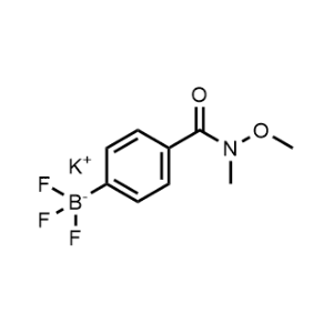 Potassium trifluoro(4-(methoxy(methyl)carbamoyl)phenyl)borate|CS-0447877