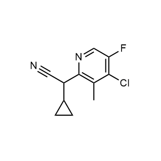 2-(4-Chloro-5-fluoro-3-methylpyridin-2-yl)-2-cyclopropylacetonitrile|CS-0447945