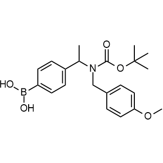 (4-(1-((Tert-butoxycarbonyl)(4-methoxybenzyl)amino)ethyl)phenyl)boronic acid|CS-0447981