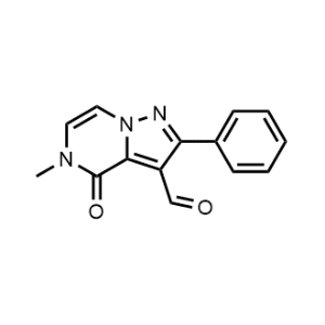5-Methyl-4-oxo-2-phenyl-4,5-dihydropyrazolo[1,5-a]pyrazine-3-carbaldehyde|CS-0448096