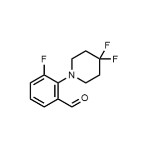 2-(4,4-Difluoropiperidin-1-yl)-3-fluorobenzaldehyde|CS-0448124