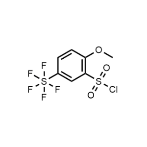 2-Methoxy-5-(pentafluoro-lambda6-sulfanyl)benzenesulfonyl chloride|CS-0448192