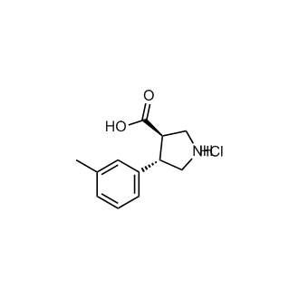(3R,4S)-4-(m-tolyl)pyrrolidine-3-carboxylic acid hydrochloride|CS-0448256