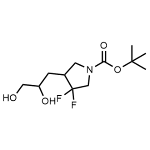 Tert-butyl 4-(2,3-dihydroxypropyl)-3,3-difluoropyrrolidine-1-carboxylate|CS-0448673