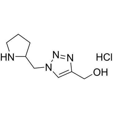 (1-(Pyrrolidin-2-ylmethyl)-1H-1,2,3-triazol-4-yl)methanol hydrochloride|CS-0448722