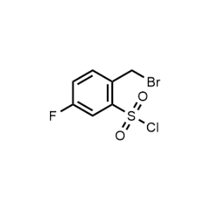 2-(Bromomethyl)-5-fluorobenzenesulfonyl chloride|CS-0448834