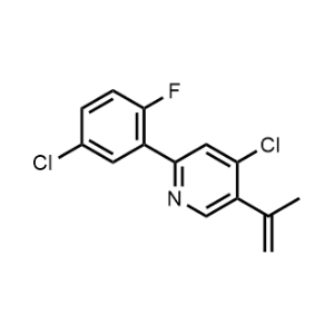 4-Chloro-2-(5-chloro-2-fluorophenyl)-5-(prop-1-en-2-yl)pyridine|CS-0449046