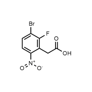 2-(3-Bromo-2-fluoro-6-nitrophenyl)acetic acid|CS-0449073