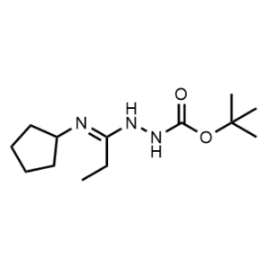 Tert-butyl 2-(1-(cyclopentylimino)propyl)hydrazine-1-carboxylate|CS-0449187