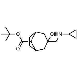 Tert-butyl 3-((cyclopropylamino)methyl)-3-hydroxy-8-azabicyclo[3.2.1]Octane-8-carboxylate|CS-0449497