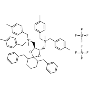 N,N'-(((2S,3S)-6,10-dibenzyl-1,4-dioxaspiro[4.5]Decane-2,3-diyl)bis(methylene))bis(N-methyl-N-(4-methylbenzyl)-1-(p-tolyl)methanaminium) tetrafluoroborate|CS-0449558