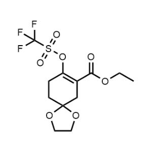 Ethyl 8-(((trifluoromethyl)sulfonyl)oxy)-1,4-dioxaspiro[4.5]Dec-7-ene-7-carboxylate|CS-0449560