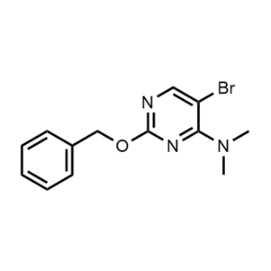 2-(Benzyloxy)-5-bromo-N,N-dimethylpyrimidin-4-amine|CS-0449717