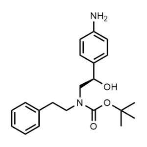 Tert-butyl (R)-(2-(4-aminophenyl)-2-hydroxyethyl)(phenethyl)carbamate|CS-0449751