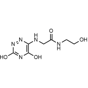 2-((3,5-Dihydroxy-1,2,4-triazin-6-yl)amino)-N-(2-hydroxyethyl)acetamide|CS-0450600