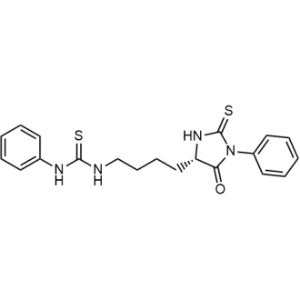(S)-1-(4-(5-oxo-1-phenyl-2-thioxoimidazolidin-4-yl)butyl)-3-phenylthiourea|CS-0450648