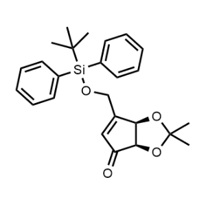 (3AR,6aR)-6-(((tert-butyldiphenylsilyl)oxy)methyl)-2,2-dimethyl-3a,6a-dihydro-4H-cyclopenta[d][1,3]dioxol-4-one|CS-0450765