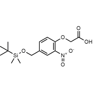 2-(4-(((Tert-butyldimethylsilyl)oxy)methyl)-2-nitrophenoxy)acetic acid|CS-0450824