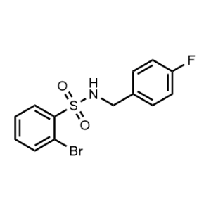 2-Bromo-N-(4-fluorobenzyl)benzenesulfonamide|CS-0450960