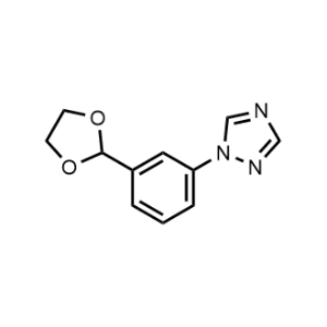 1-(3-(1,3-Dioxolan-2-yl)phenyl)-1H-1,2,4-triazole|CS-0451521