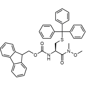 (9H-fluoren-9-yl)methyl (R)-(1-(methoxy(methyl)amino)-1-oxo-3-(tritylthio)propan-2-yl)carbamate|CS-0451753