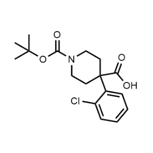 1-(Tert-butoxycarbonyl)-4-(2-chlorophenyl)piperidine-4-carboxylic acid|CS-0451770