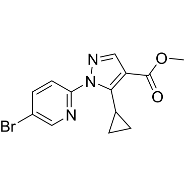 Methyl 1-(5-bromopyridin-2-yl)-5-cyclopropyl-1H-pyrazole-4-carboxylate|CS-0451787