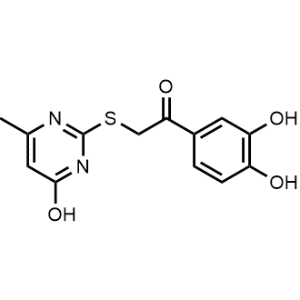 1-(3,4-Dihydroxyphenyl)-2-((4-hydroxy-6-methylpyrimidin-2-yl)thio)ethan-1-one|CS-0452448